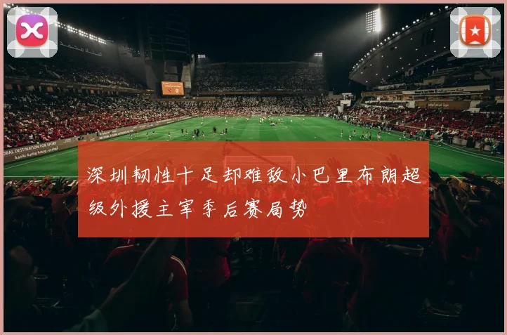 深圳韧性十足却难敌小巴里布朗超级外援主宰季后赛局势